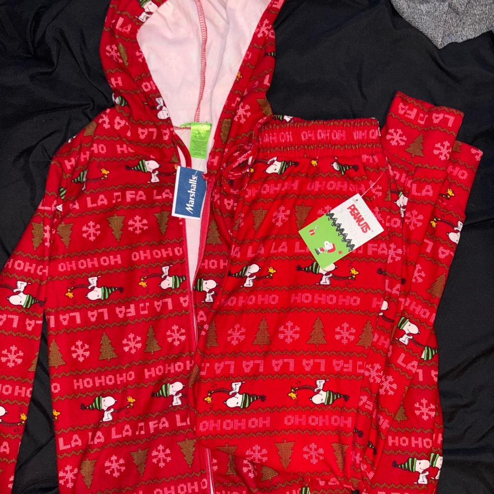 Christmas Snoopy Pajama Set